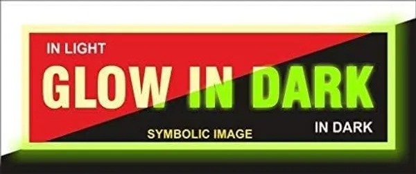 Green Glow In The Dark 'Fire Extinguisher' Sign Board 8X8 Inch, Uv Digital Printed, Waterproof Foam Sheet For Office, Hotel, Hospital, Restaurant, Home - Image 6