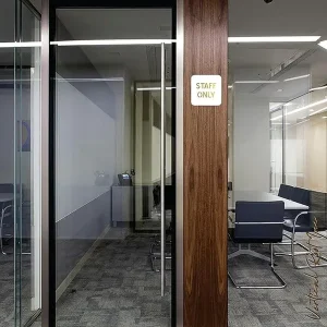 Staff Only Staff Only Room Sign 6 X 6 Inch Self-Adhesive Door Sign For Business, Office, Corporate, Hotel, Company, Factory, Club, Commercial & Malls - Image 3